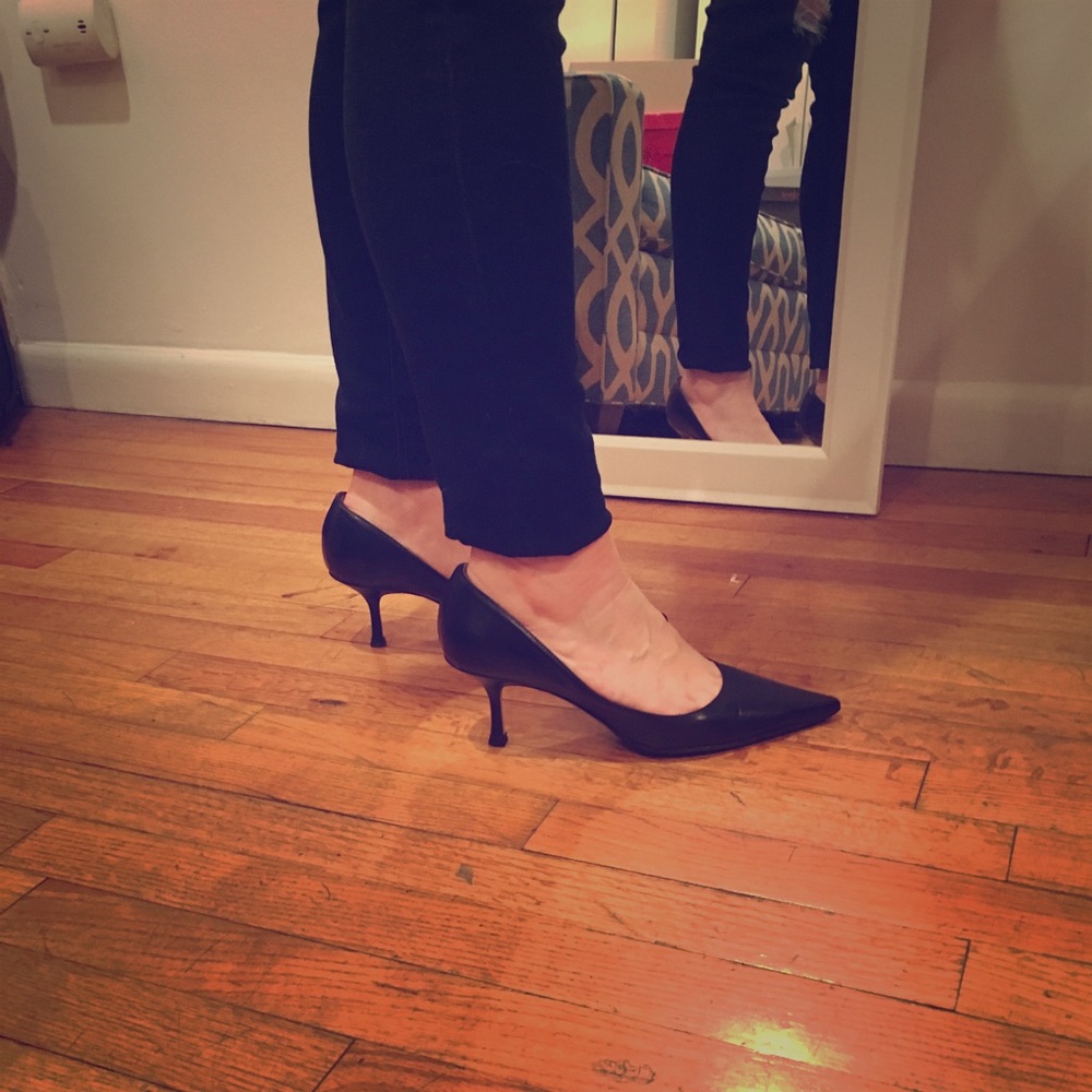 Jimmy Choo black pumps